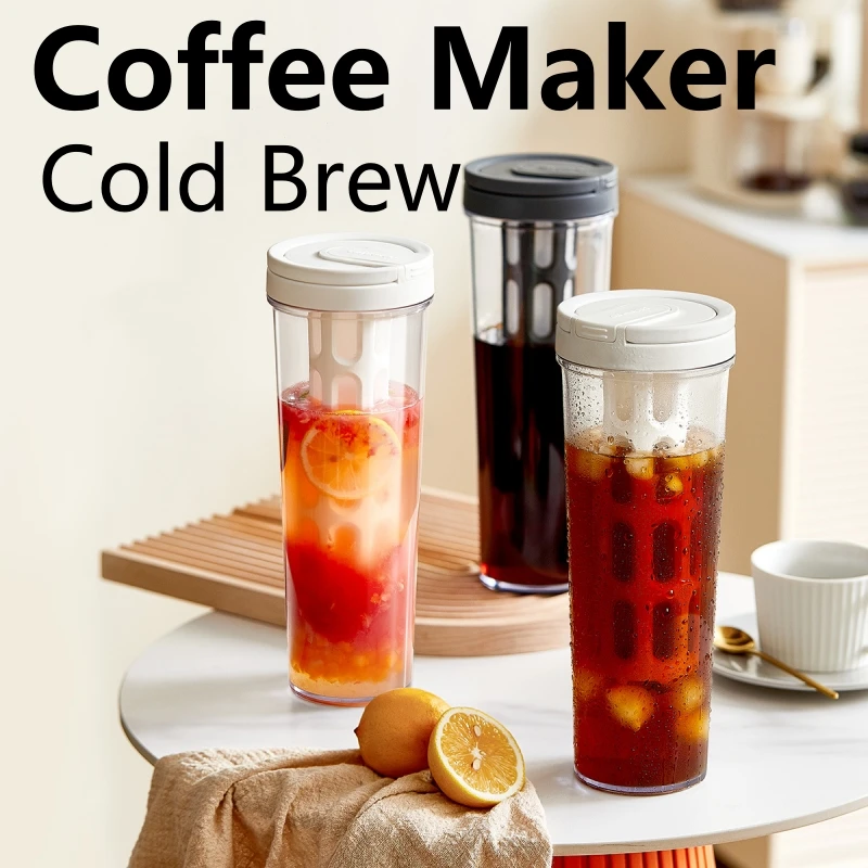 Portable Bottle Warmer - 1L Manual Cold Brew Coffee Maker