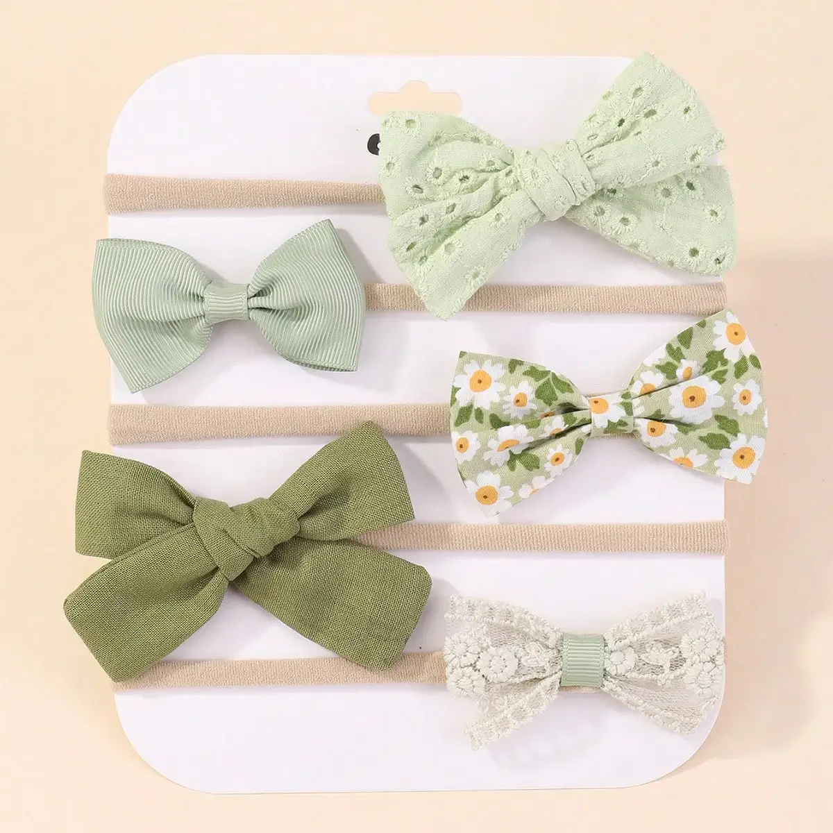 Baby Products Gift - 5Pcs/Set Baby Elastic Headband Newborn Flower