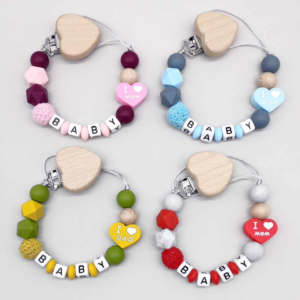 Baby Products Gift - Customizable Personalized Name baby teether Pacifier