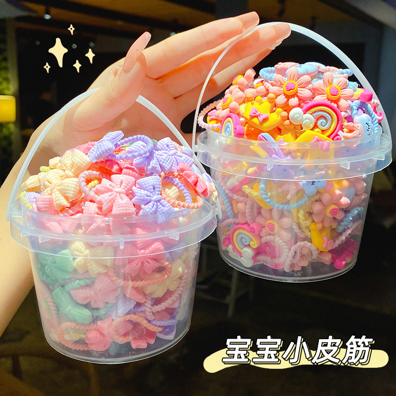 Baby Products Gift - 40Pcs/set Gift Barrel Children's Rubber Band