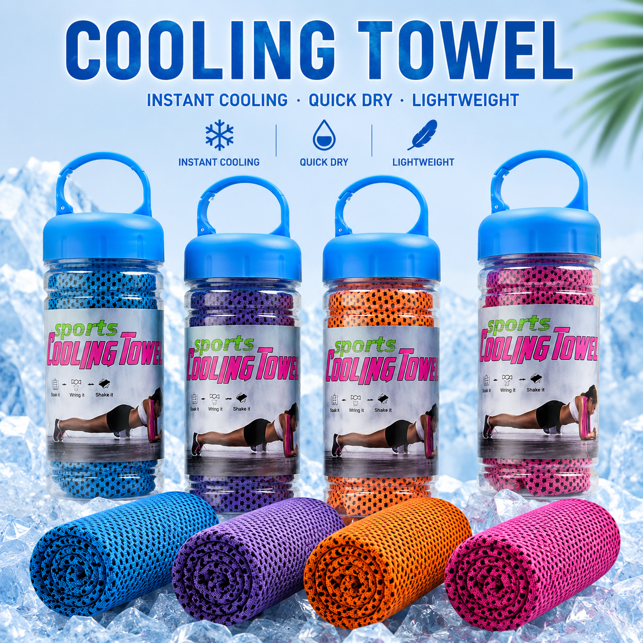 Portable Bottle Warmer - Cooling Towel with Portable Bottle Quick