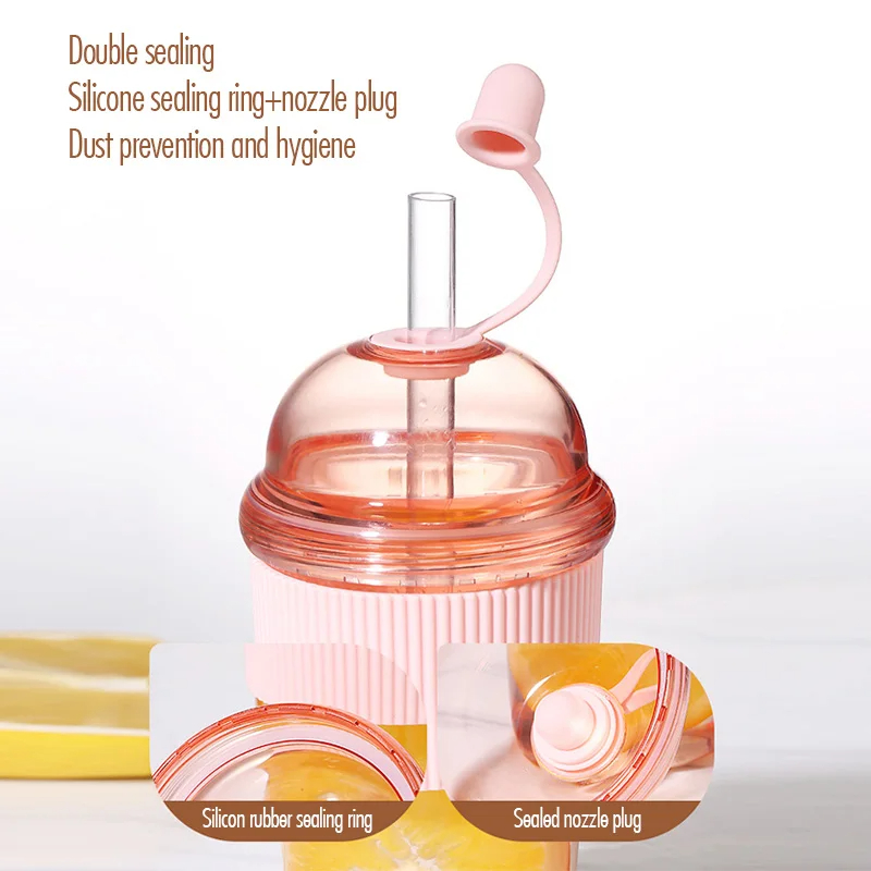 1pc 430ml Portable Flip Straw  - Portable Bottle Warmer ulasan dan harga