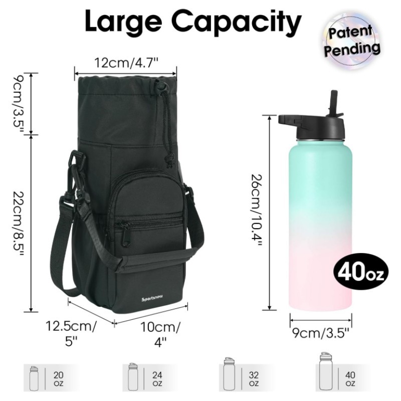 Water Bottle Holder with Strap - Portable Bottle Warmer ulasan dan harga