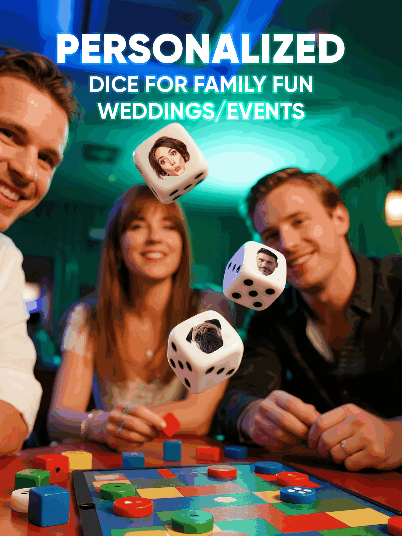 Custom Face Dice Personalized  - Baby Products Gift ulasan dan harga