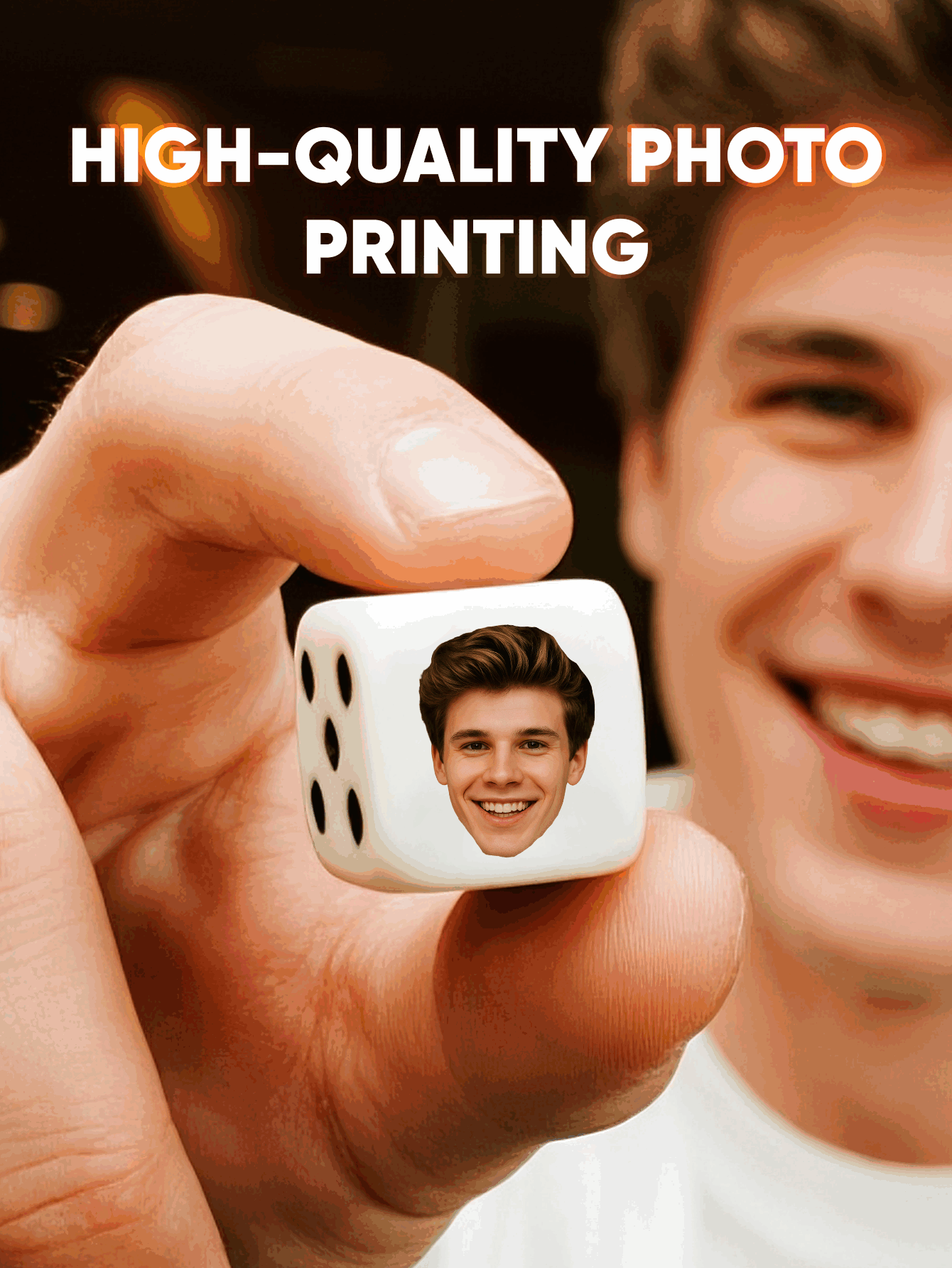 Custom Face Dice Personalized  - Baby Products Gift ulasan dan harga