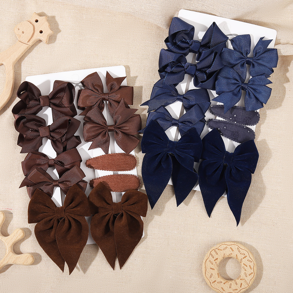 10Pcs/set Bows Hair Clip Set f - Baby Products Gift ulasan dan harga