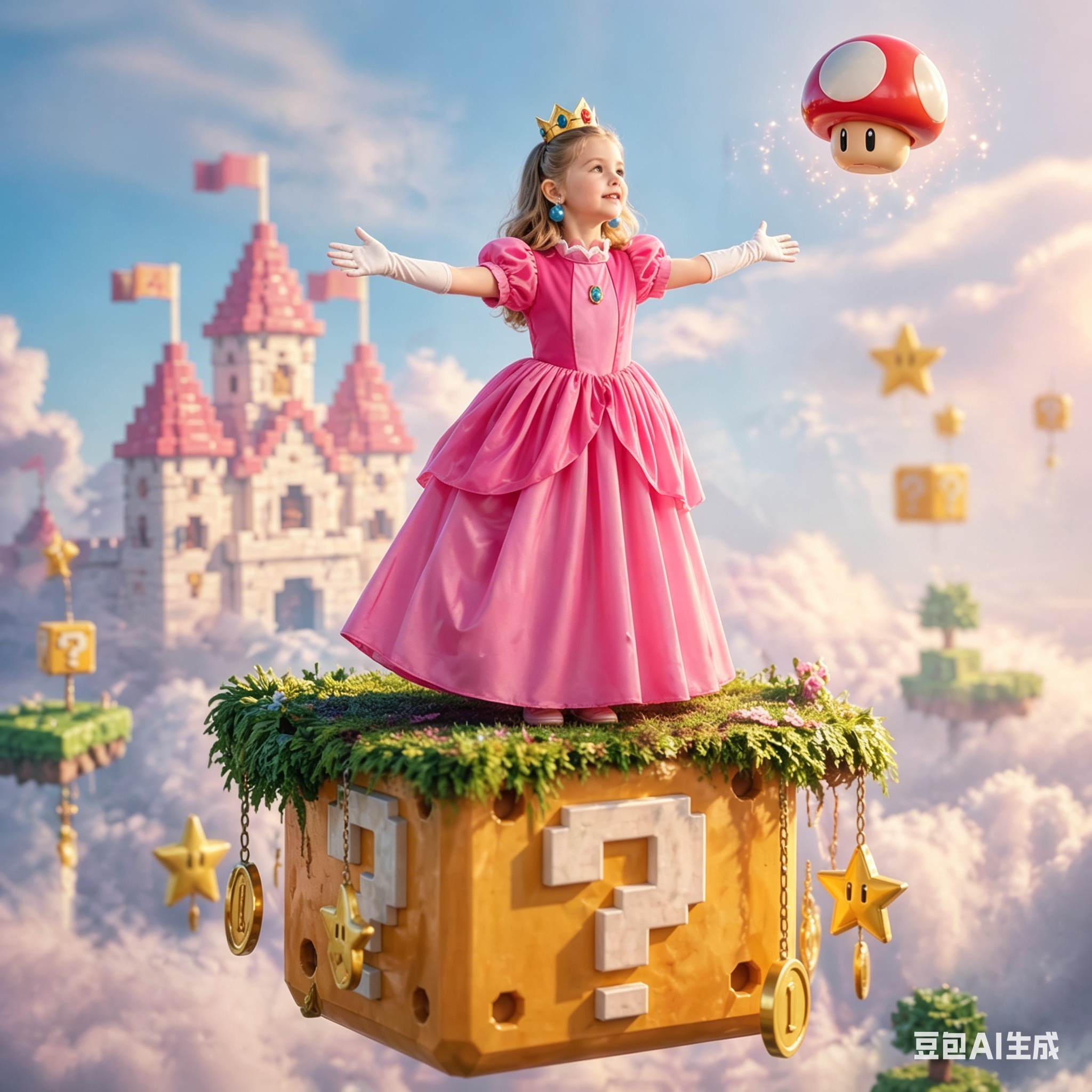 Princess Peach Style Dress Up  - Baby Products Gift ulasan dan harga