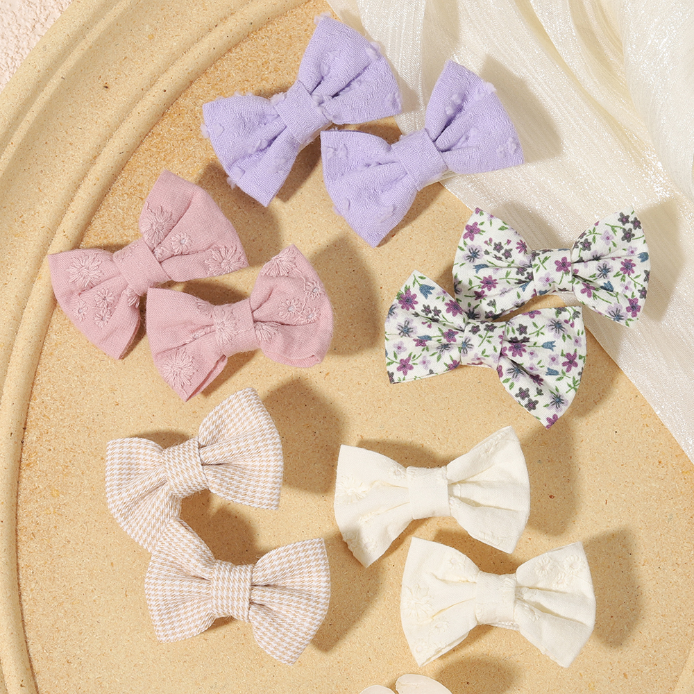 1 Set Cute Fabric Printed Bow  - Baby Products Gift ulasan dan harga