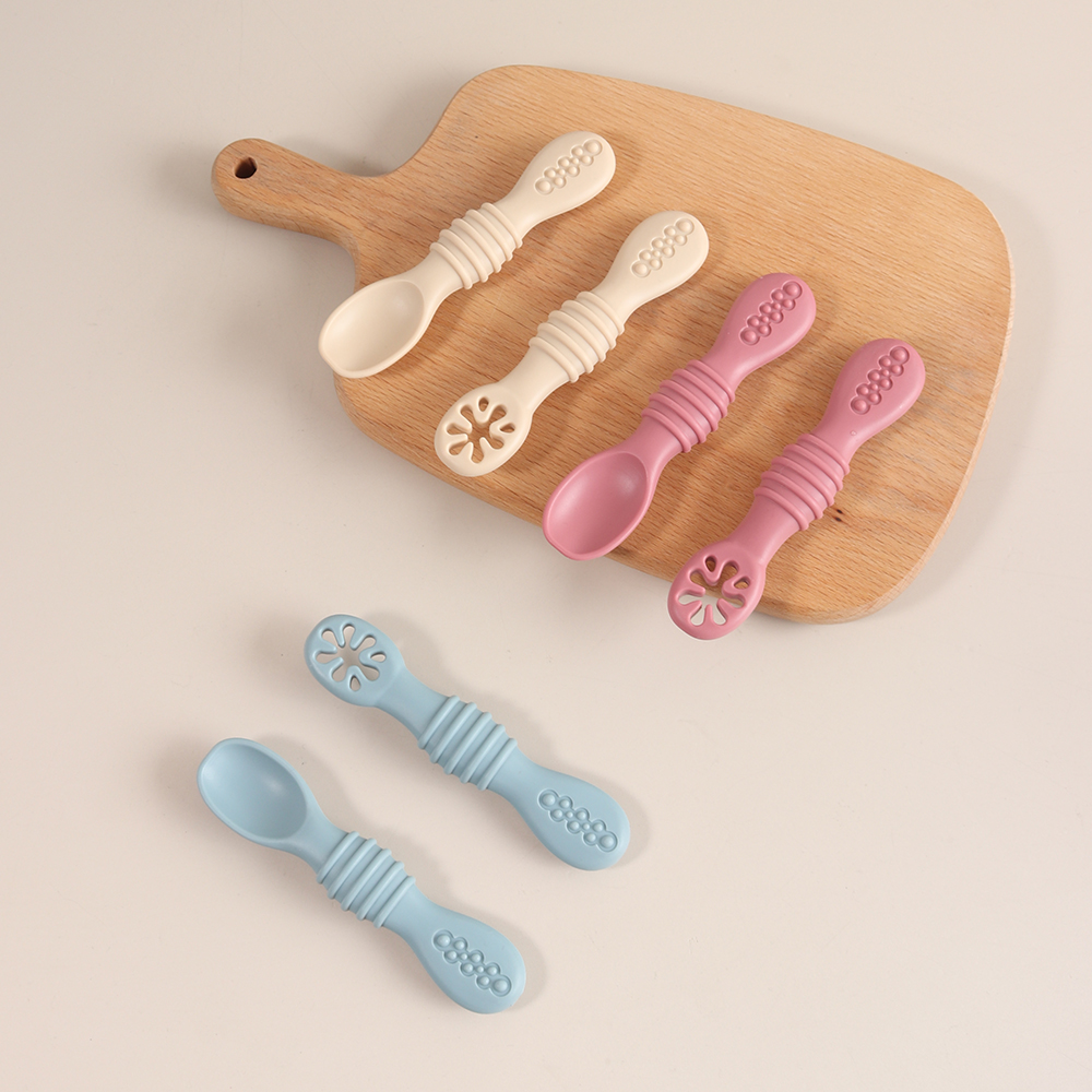 2PCS Silicone Baby Feeding Spo - Baby Led Weaning Set ulasan dan harga