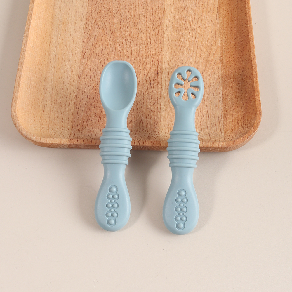 2PCS Silicone Baby Feeding Spo - Baby Led Weaning Set ulasan dan harga