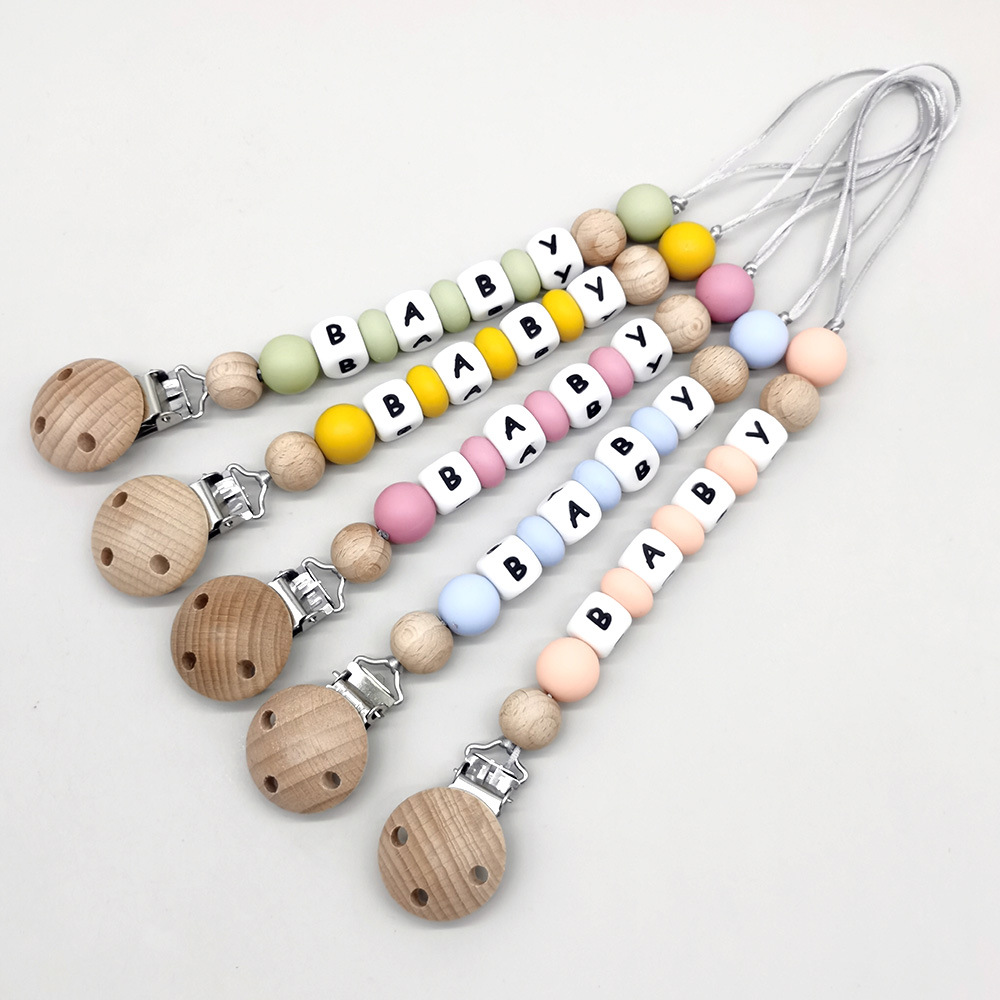 Custom Name Pacifier Clips Cha - Baby Products Gift ulasan dan harga