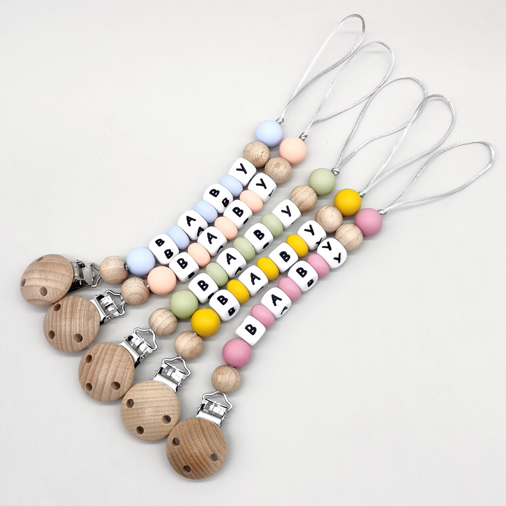 Custom Name Pacifier Clips Cha - Baby Products Gift ulasan dan harga