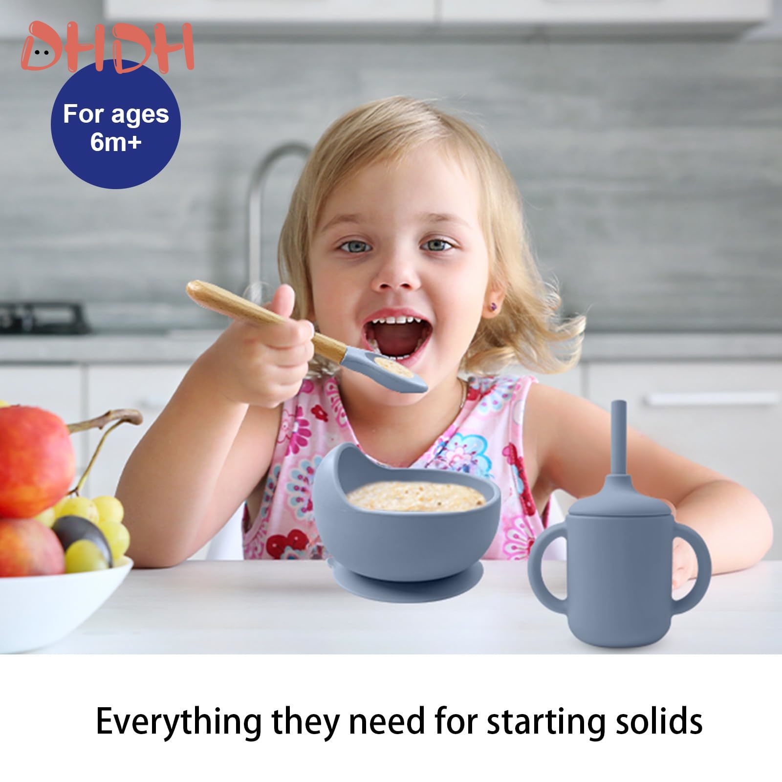 Silicone Baby Feeding Set Tabl - Baby Led Weaning Set ulasan dan harga