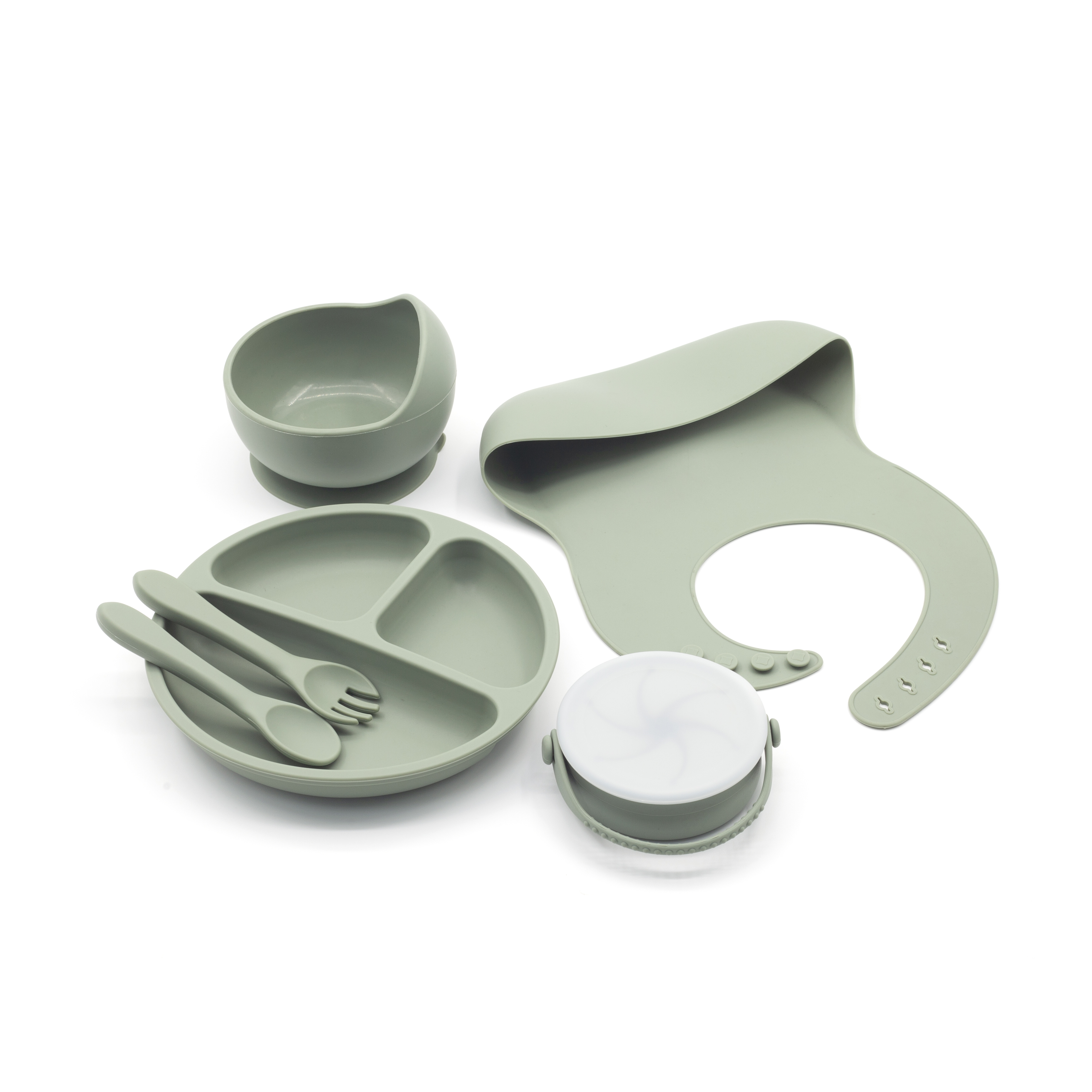 Silicone Baby Feeding Set, Bab - Baby Led Weaning Set ulasan dan harga