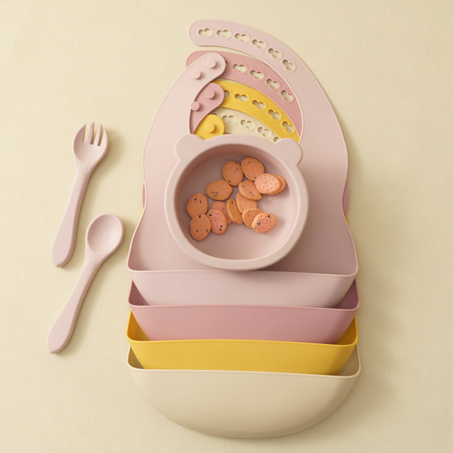 Wholesale Silicone Children Ta - Baby Led Weaning Set ulasan dan harga
