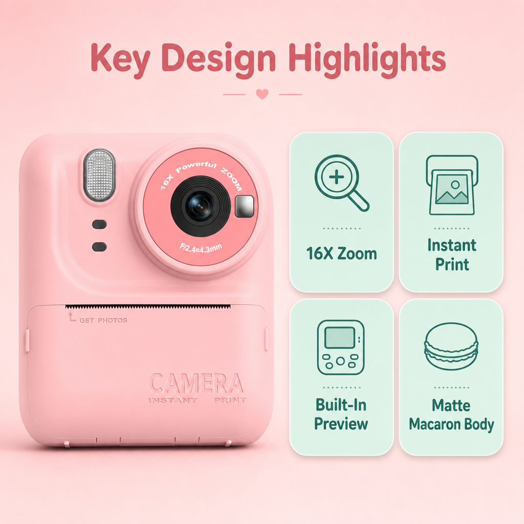 2026 New Kids Camera Cartoon D - Baby Products Gift ulasan dan harga